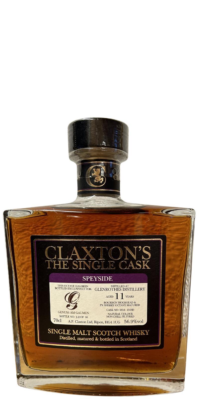 Glenrothes ‘G’ EDITION 8.1 Cl The Single Cask