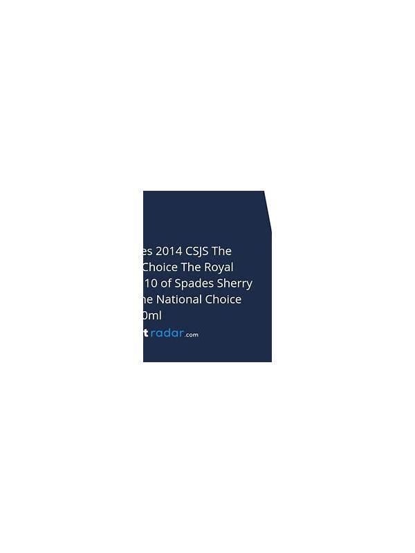 Glenrothes 2014 CSJS The National Choice - The Royal Flush Set - 10 of Spades