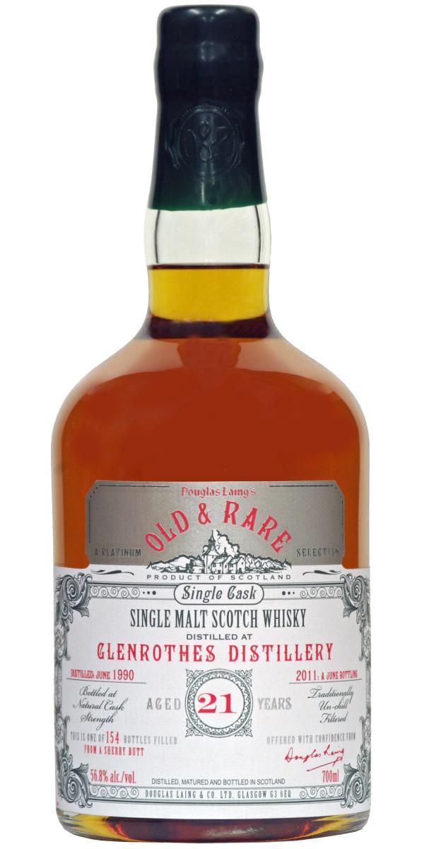 Glenrothes 1990 DL Old & Rare - The Platinum Selection