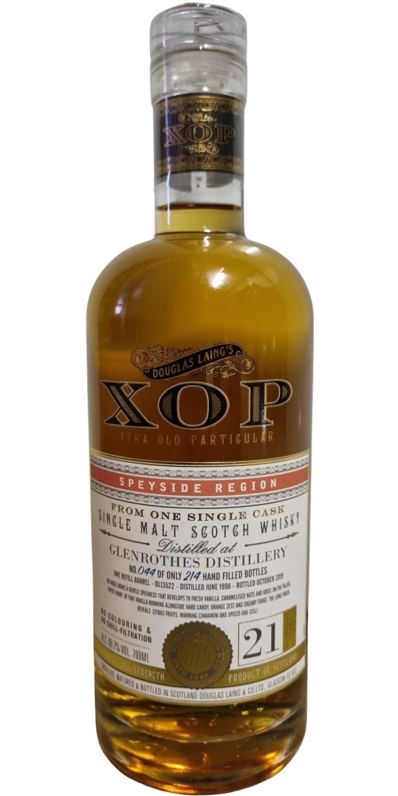 Glenrothes 1998 DL XOP