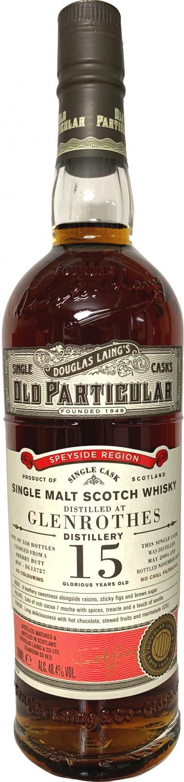 Glenrothes 2004 DL Old Particular