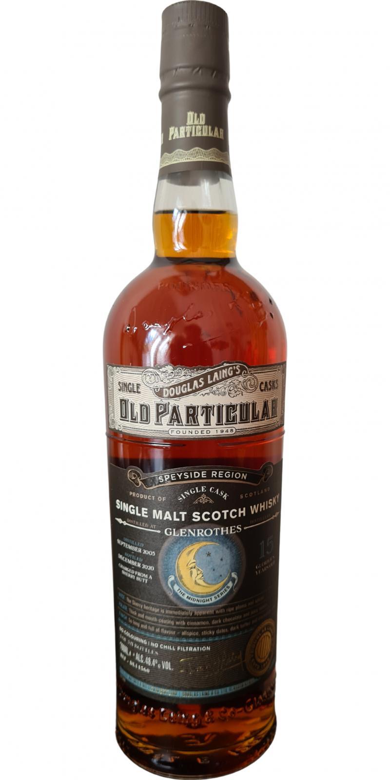 Glenrothes 2005 DL Old Particular - The Midnight Series