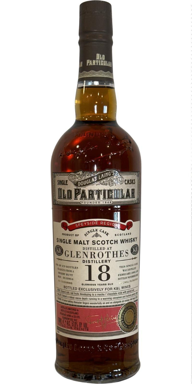 Glenrothes 2005 DL Old Particular