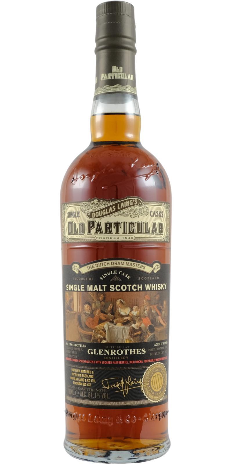 Glenrothes 2006 DL Old Particular - The Dutch Dram Masters