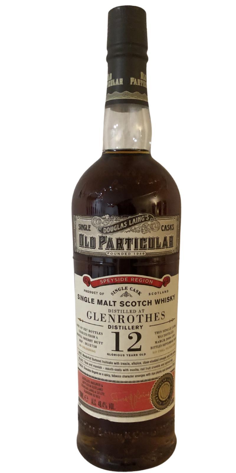 Glenrothes 2006 DL Old Particular