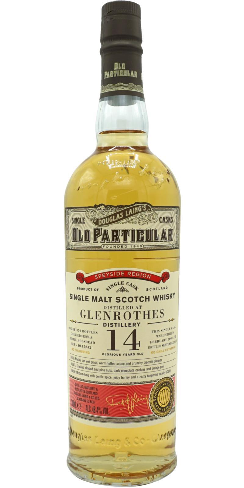Glenrothes 2007 DL Old Particular