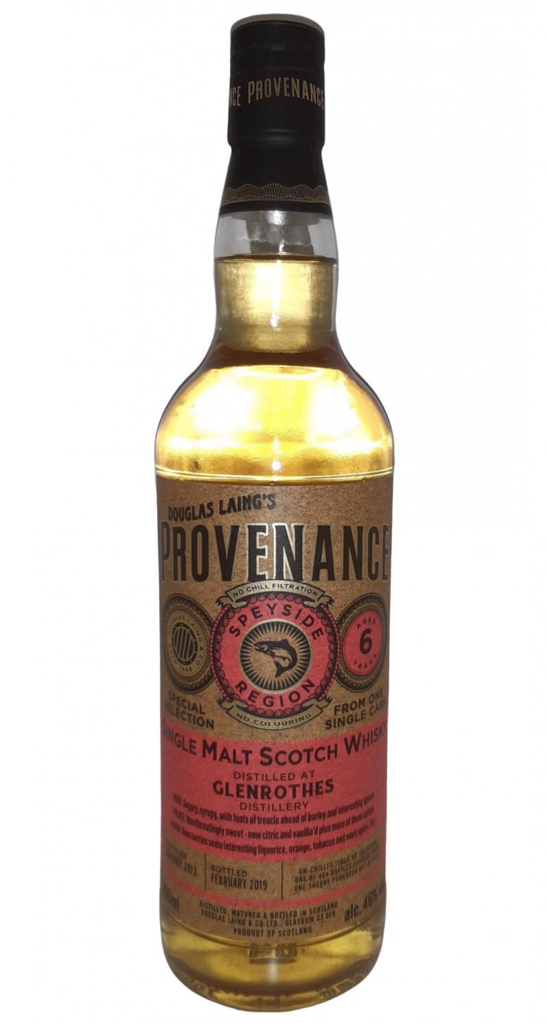 Glenrothes 2013 DL Provenance