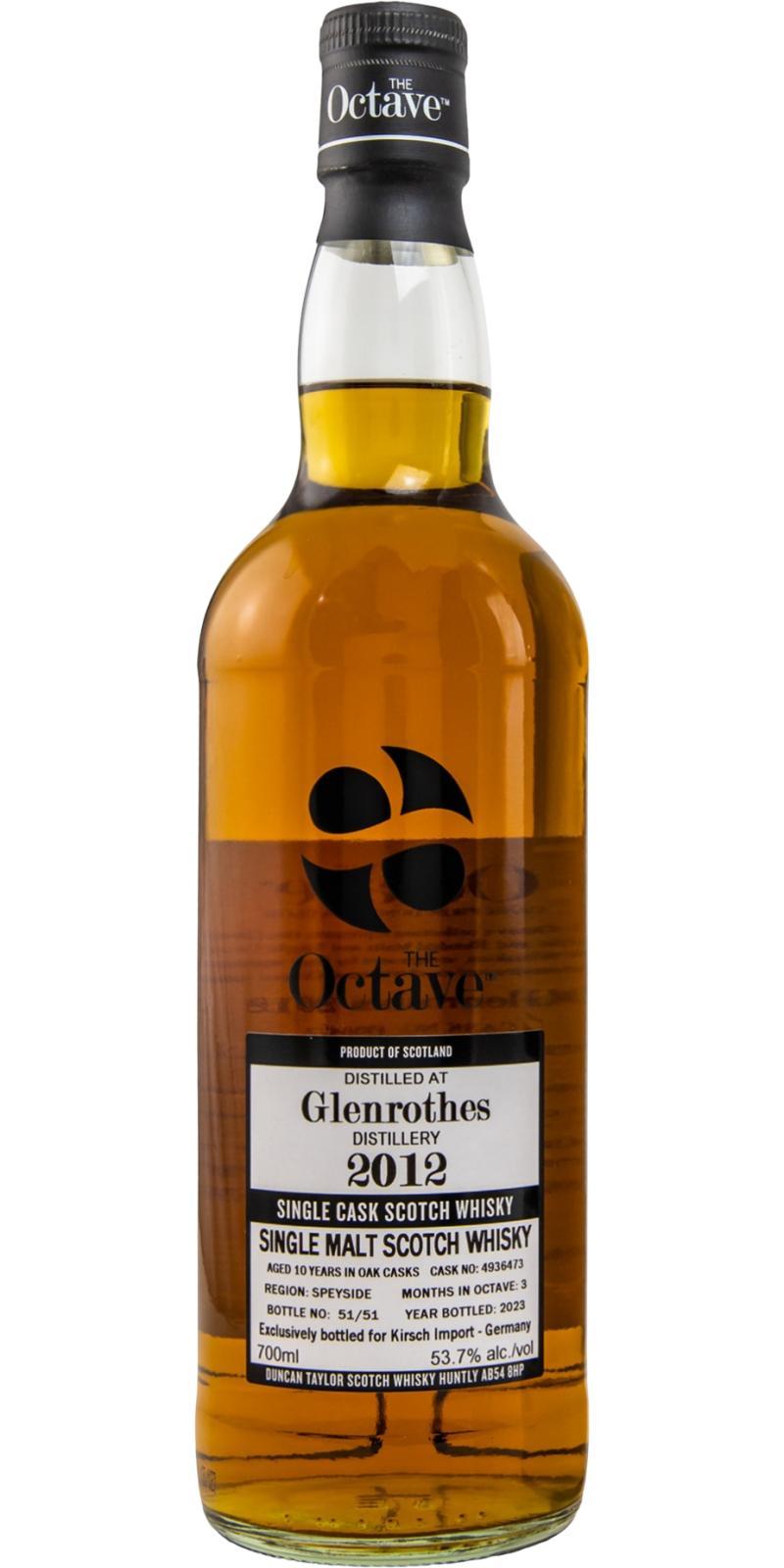 Glenrothes 2012 DT The Octave