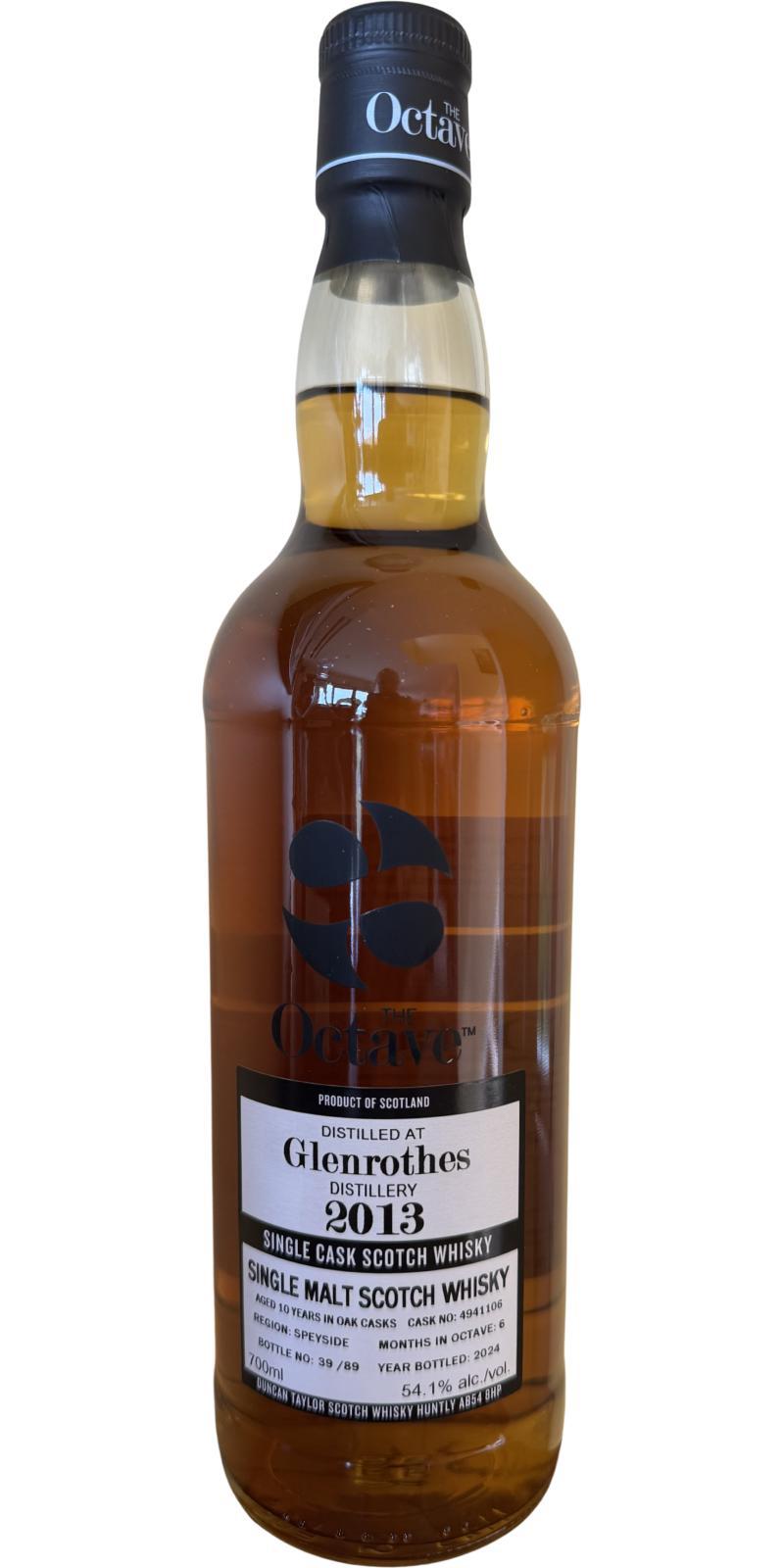 Glenrothes 2013 DT The Octave