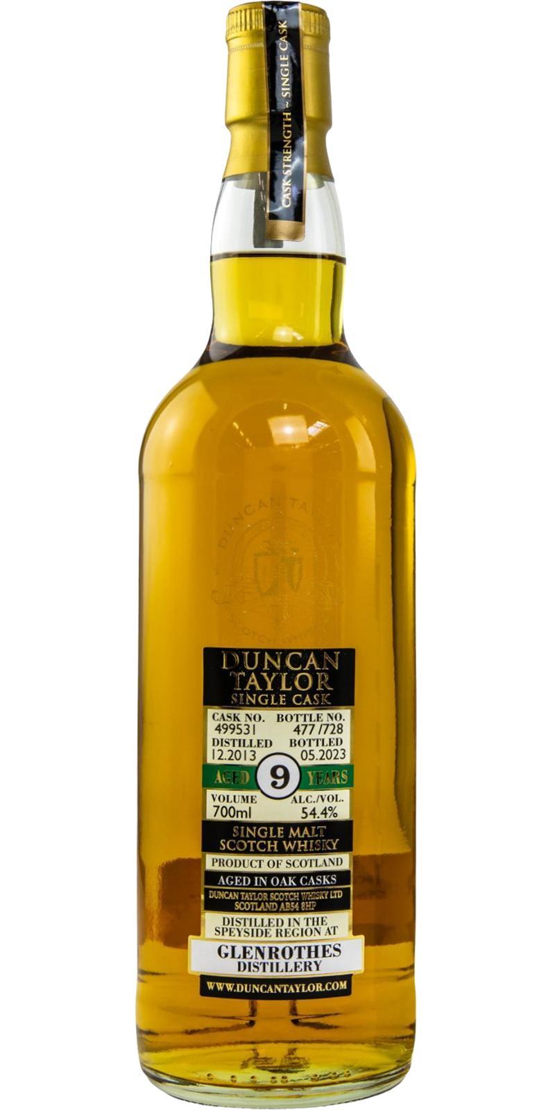 Glenrothes 2013 DT Single Cask