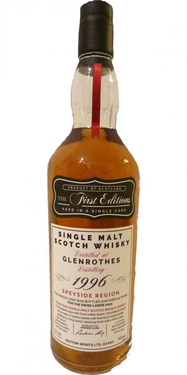 Glenrothes 1996 ED The First Editions