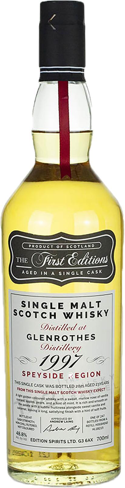 Glenrothes 1997 ED The First Editions