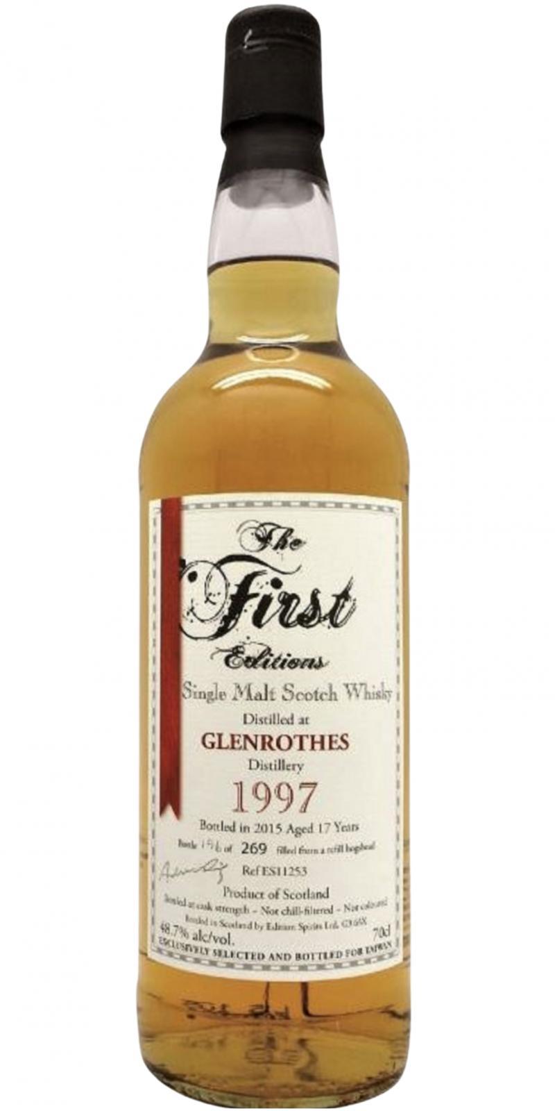 Glenrothes 1997 ED The First Editions