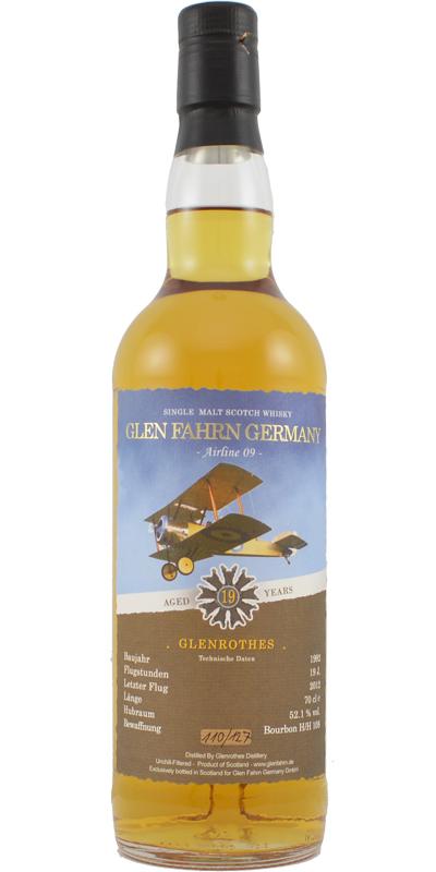 Glenrothes 1992 GF Airline Edition No. 09