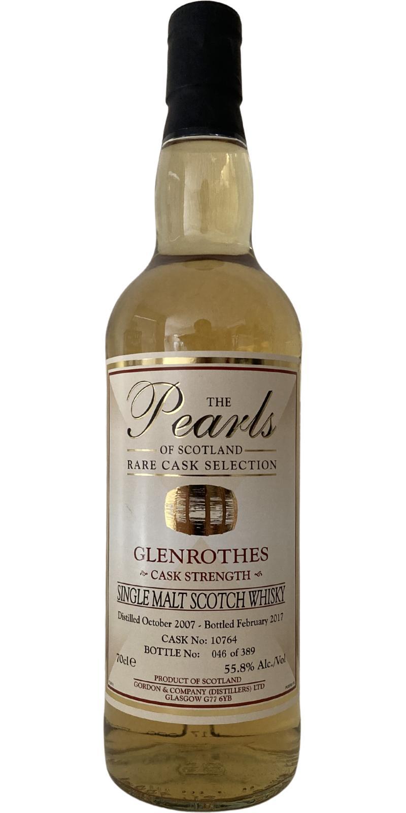 Glenrothes 2007 G&C The Pearls of Scotland