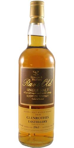 Glenrothes 1961 GM Rare Old