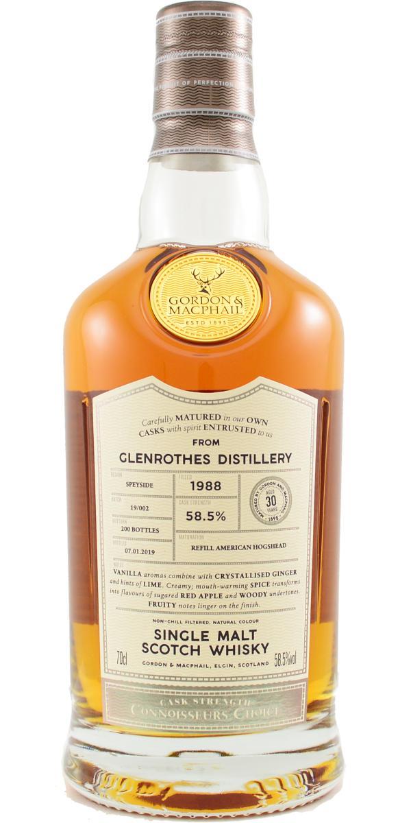 Glenrothes 1988 GM Connoisseurs Choice - Cask Strength