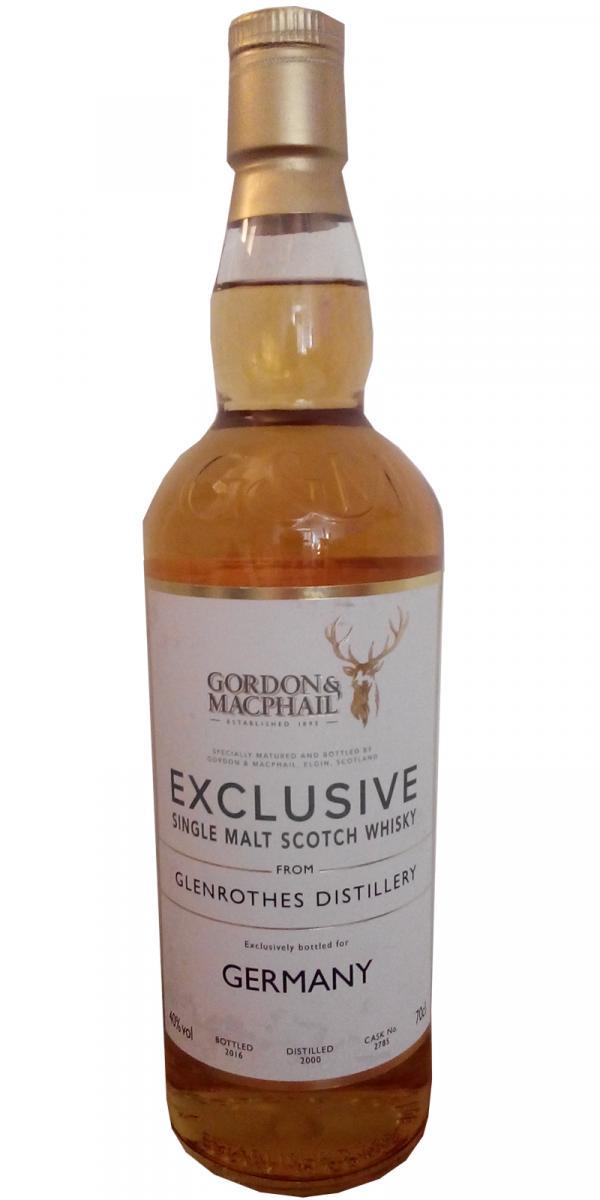 Glenrothes 2000 GM Exclusive