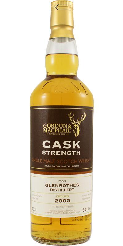 Glenrothes 2005 GM Cask Strength