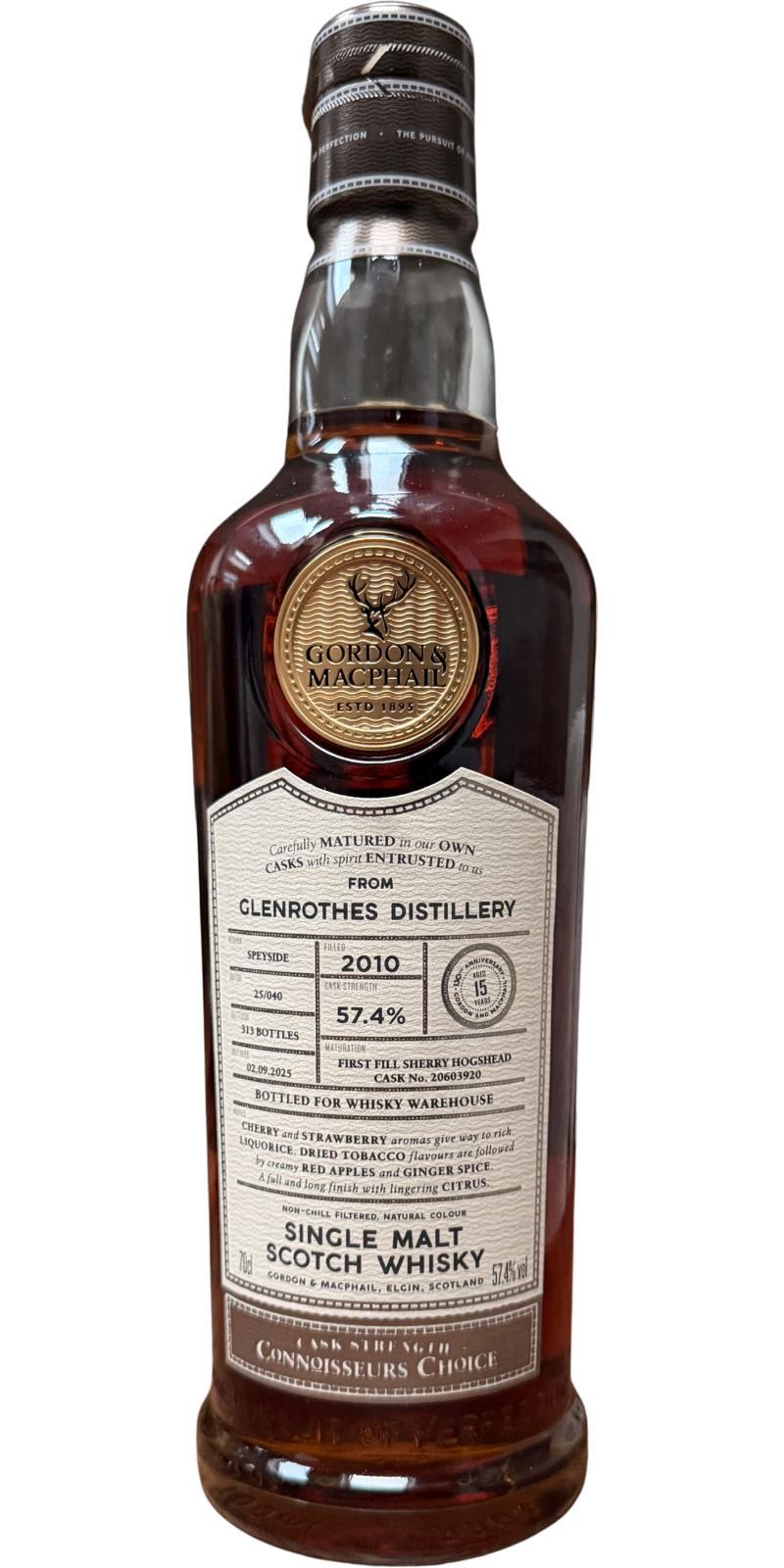 Glenrothes 2010 GM Connoisseurs Choice