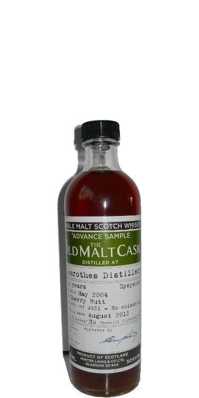 Glenrothes 2004 HL Advance Sample for the Old Malt Cask