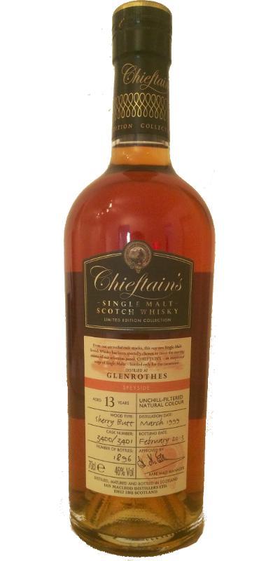 Glenrothes 1999 IM Chieftain's