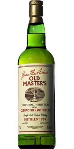 Glenrothes 1989 JM Old Master's - Cask Strength Selection