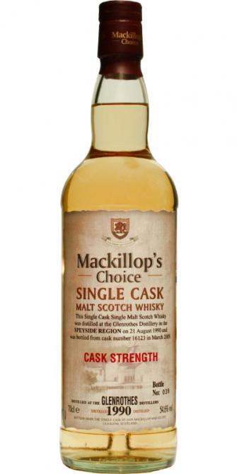 Glenrothes 1990 McC Single Cask - Cask Strength
