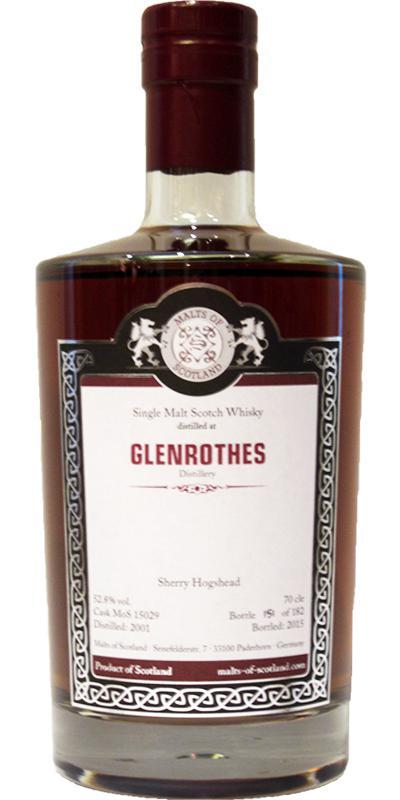 Glenrothes 2001 MoS