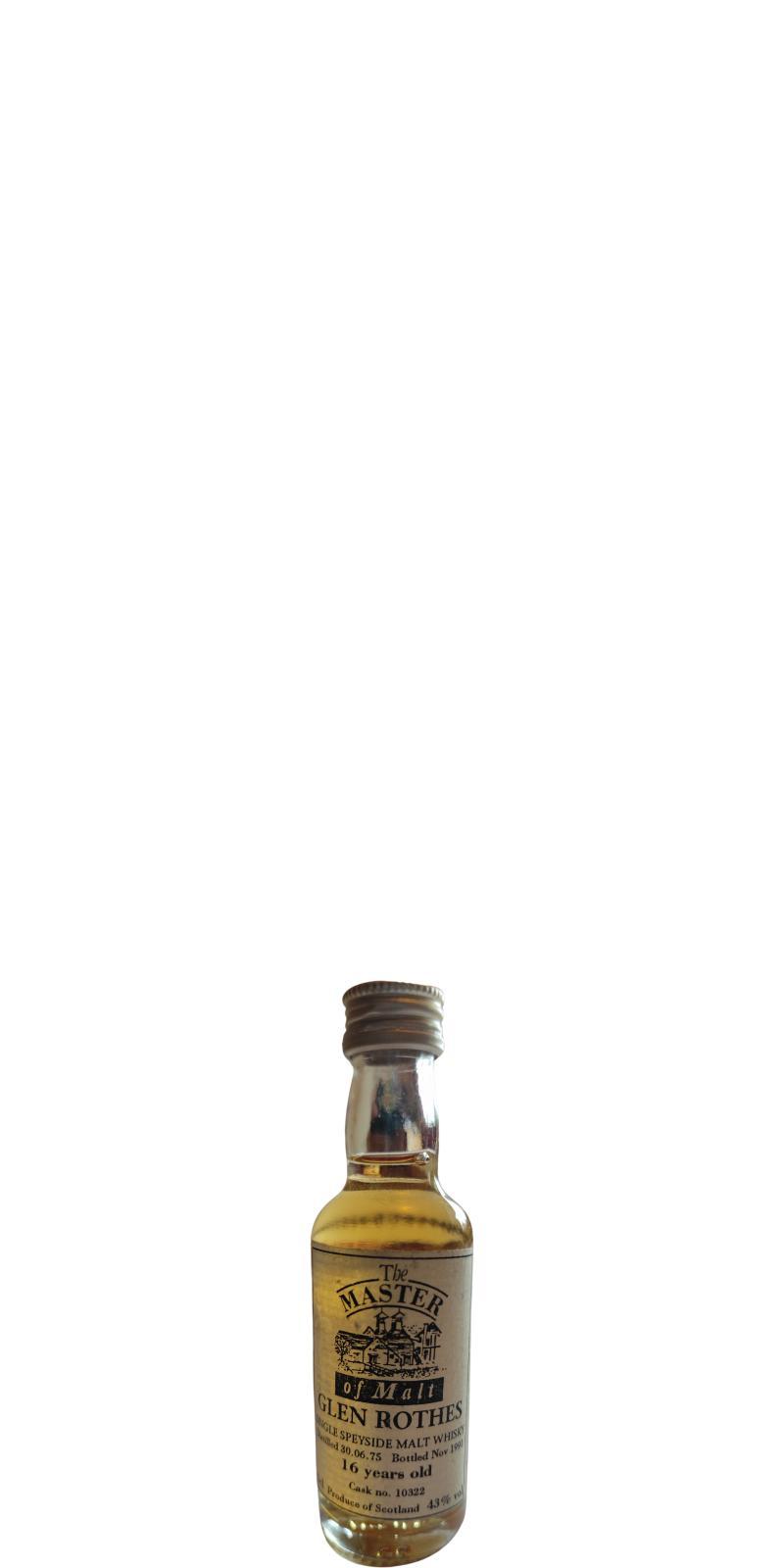 Glenrothes 1975 MoM Miniature