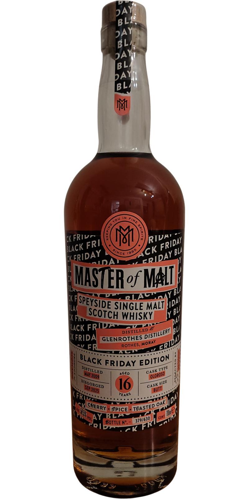 Glenrothes 2009 MoM Black Friday Edition