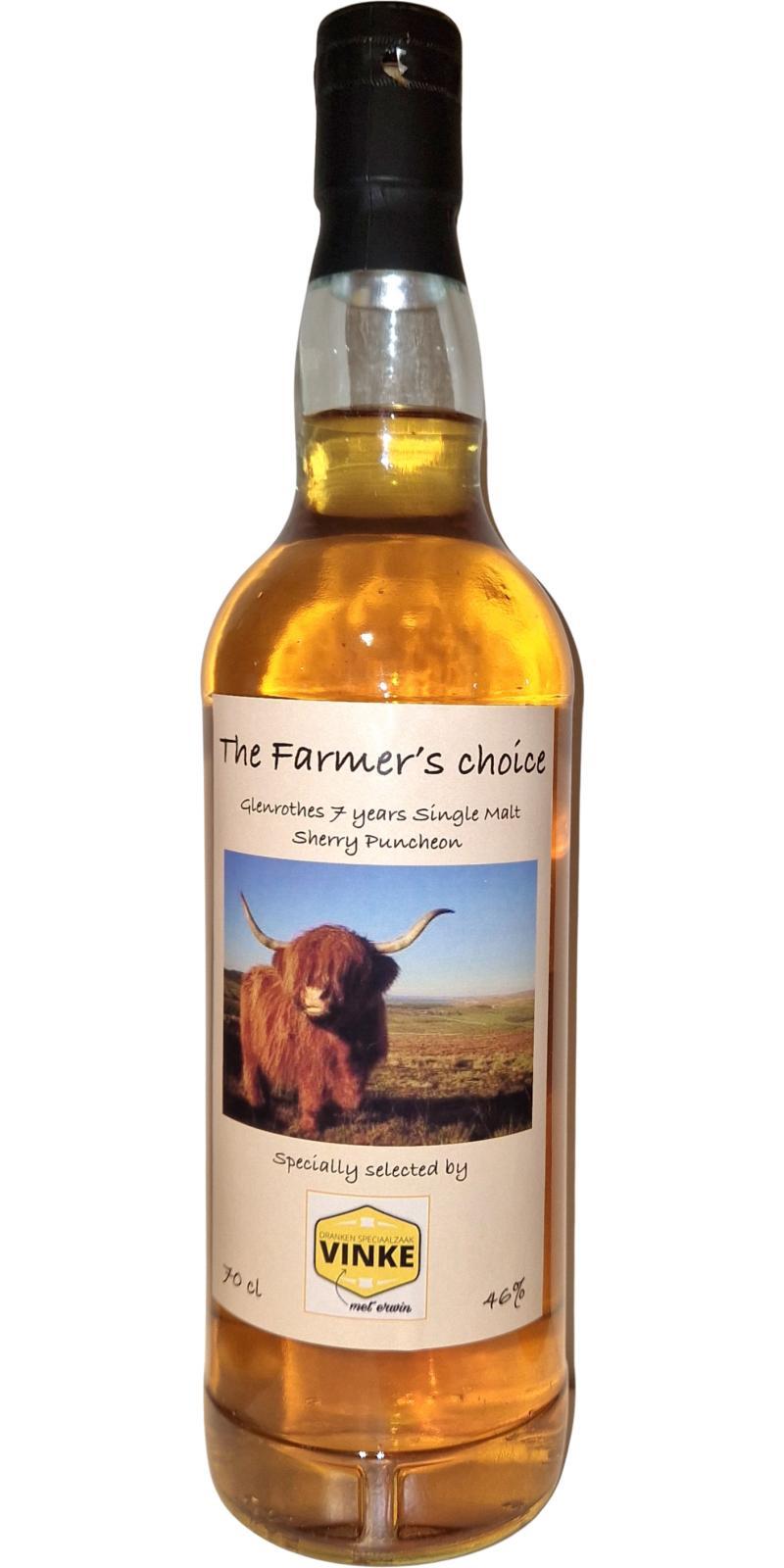 Glenrothes 2011 MMck The Farmer's Choice