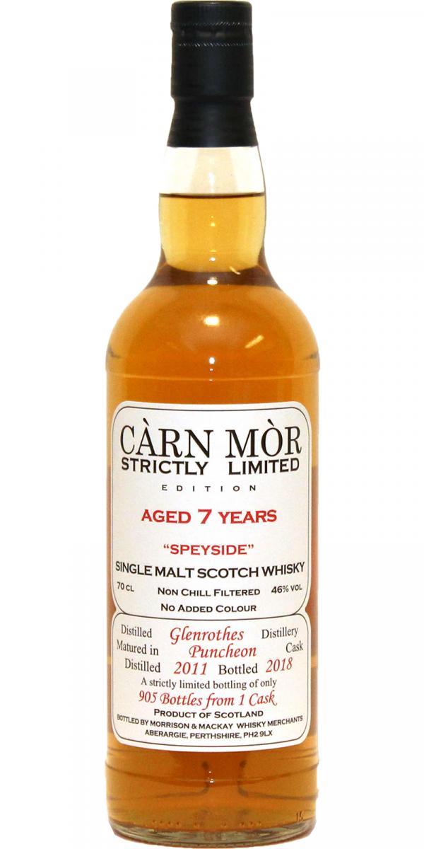 Glenrothes 2011 MMcK Càrn Mòr - Strictly Limited Edition