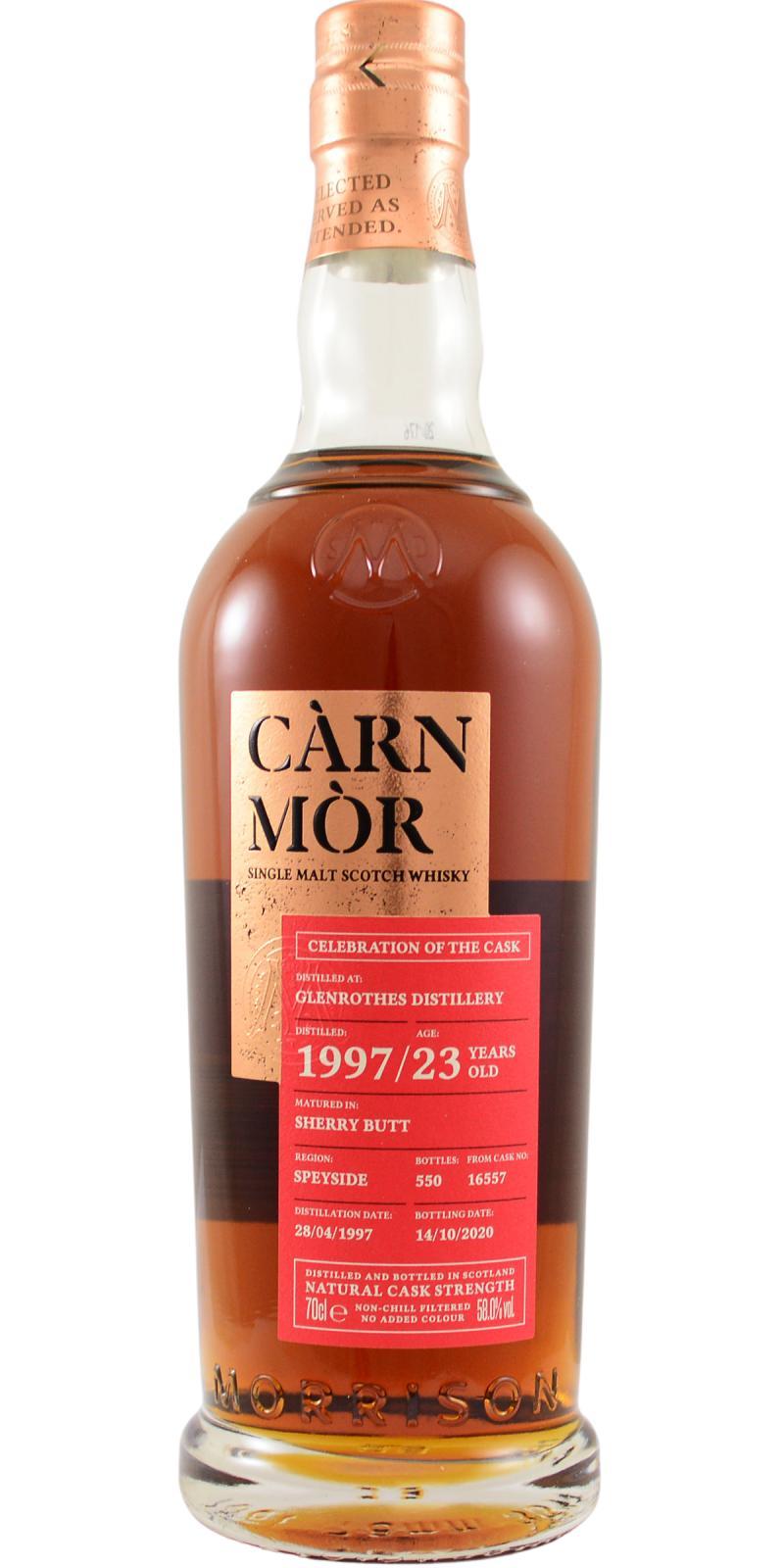 Glenrothes 1997 MSWD Càrn Mòr Celebration of the Cask