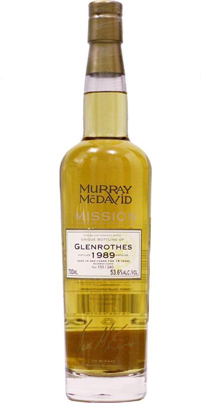 Glenrothes 1989 MM Mission Cask Strength Series