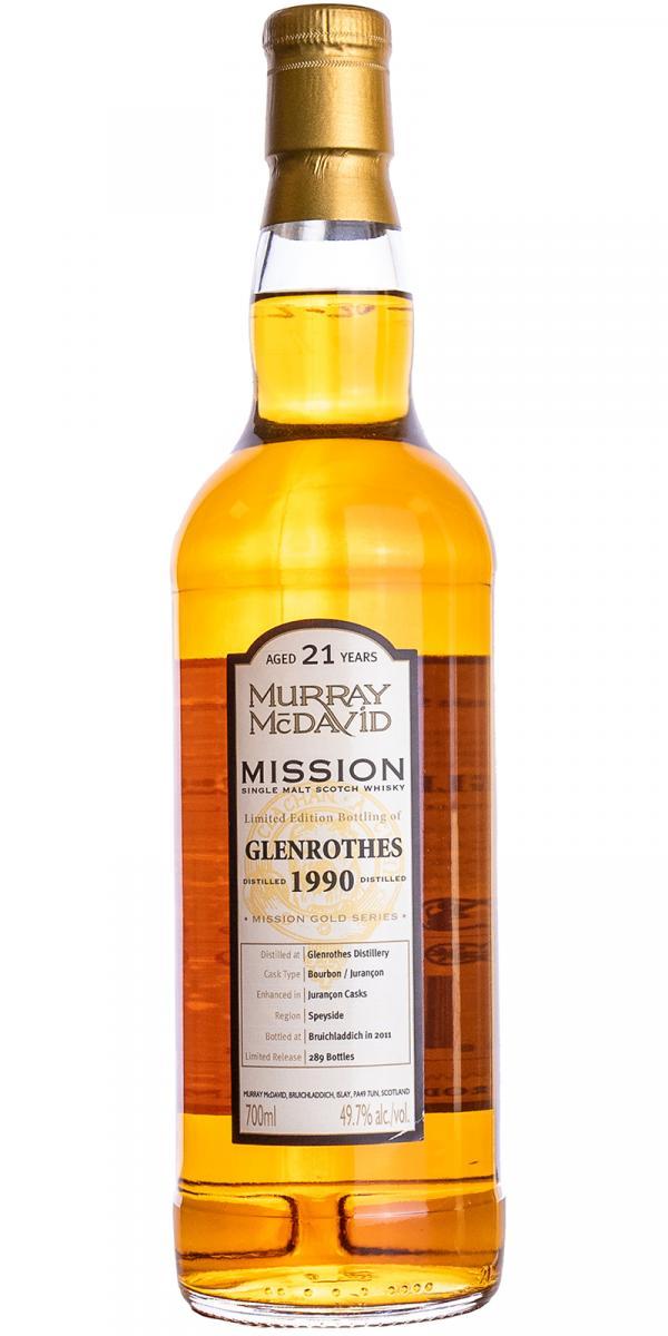 Glenrothes 1990 MM Mission Gold