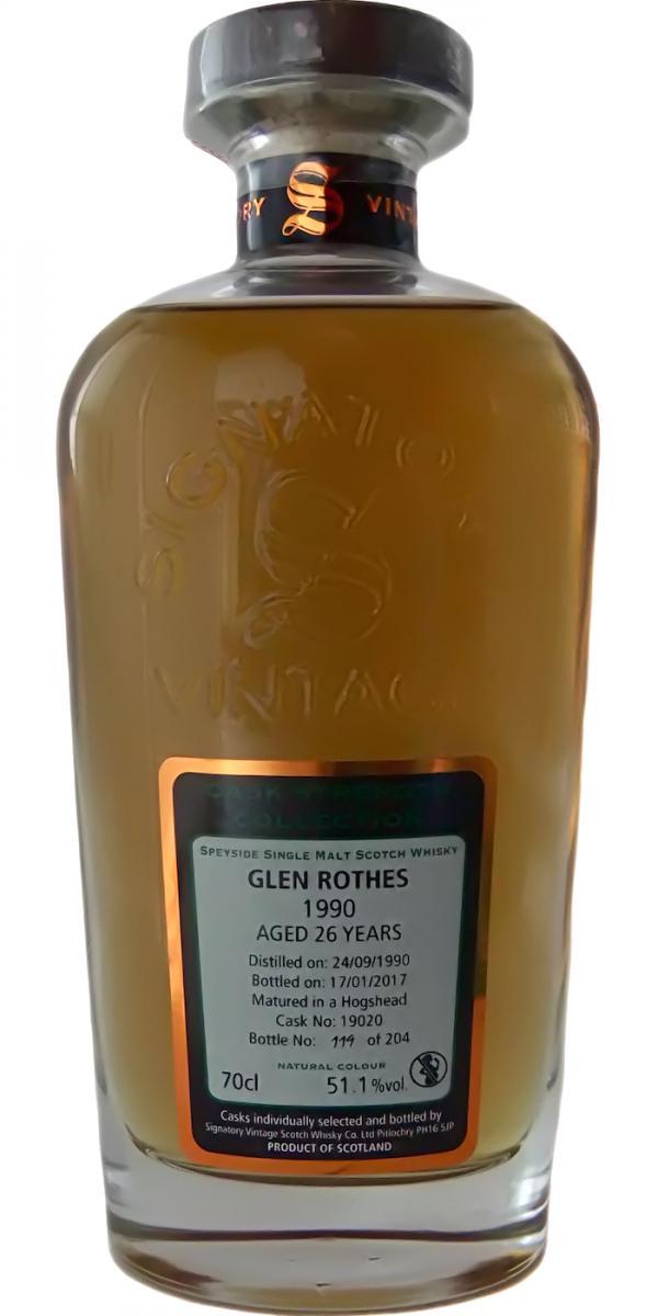 Glenrothes 1990 SV Cask Strength Collection
