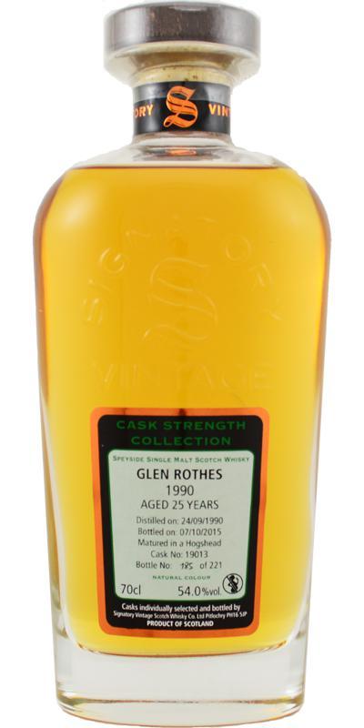 Glenrothes 1990 SV Cask Strength Collection