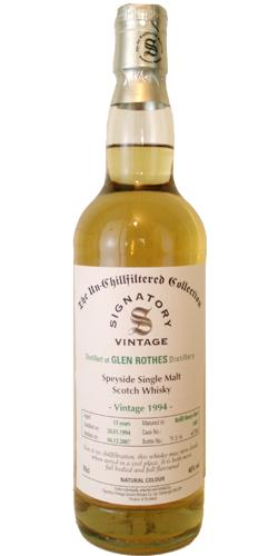 Glenrothes 1994 SV The Un-Chillfiltered Collection