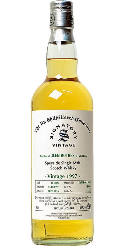 Glenrothes 1997 SV The Un-Chillfiltered Collection