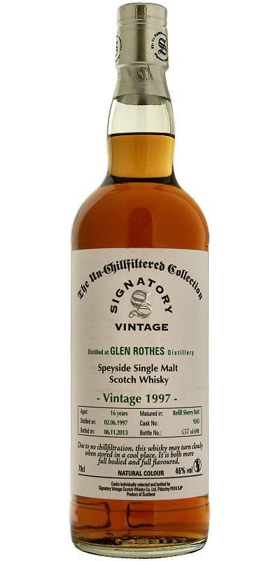 Glenrothes 1997 SV The Un-Chillfiltered Collection