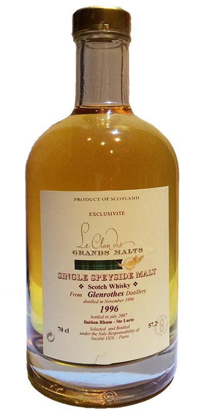 Glenrothes 1996 SD Le Clan des Grands Malts