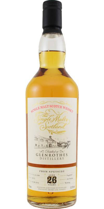 Glenrothes 1989 SMS The Single Malts of Scotland