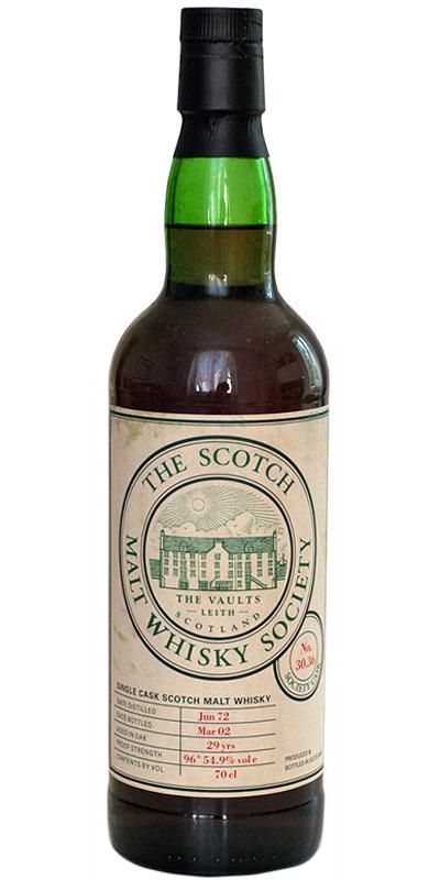 Glenrothes 1972 SMWS 30.36