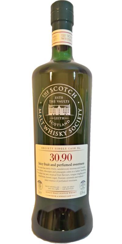 Glenrothes 1980 SMWS 30.90 Juicy fruit and perfumed sweetness