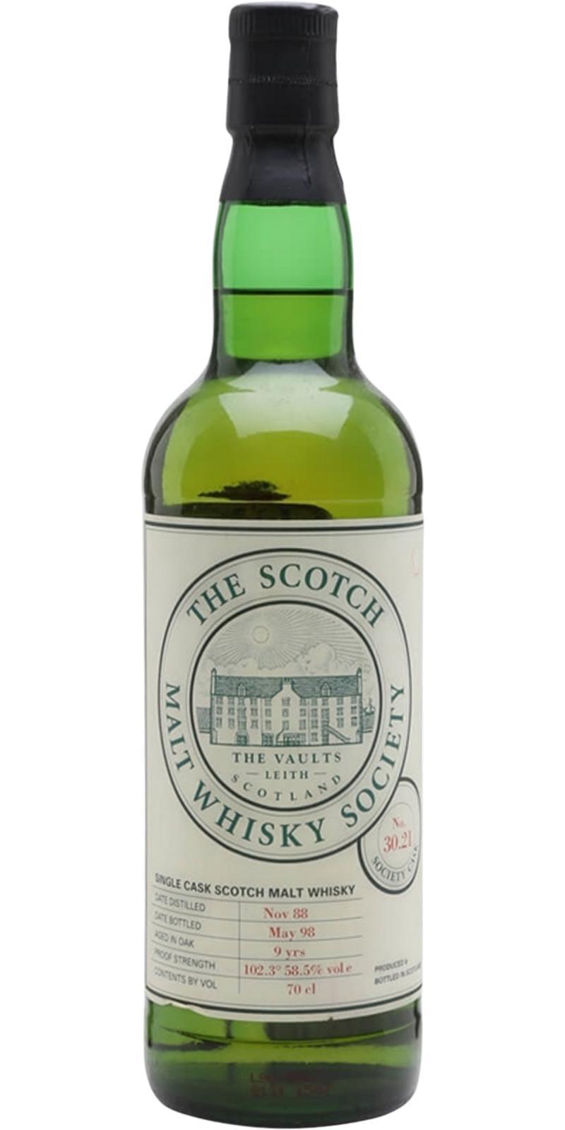 Glenrothes 1988 SMWS 30.21