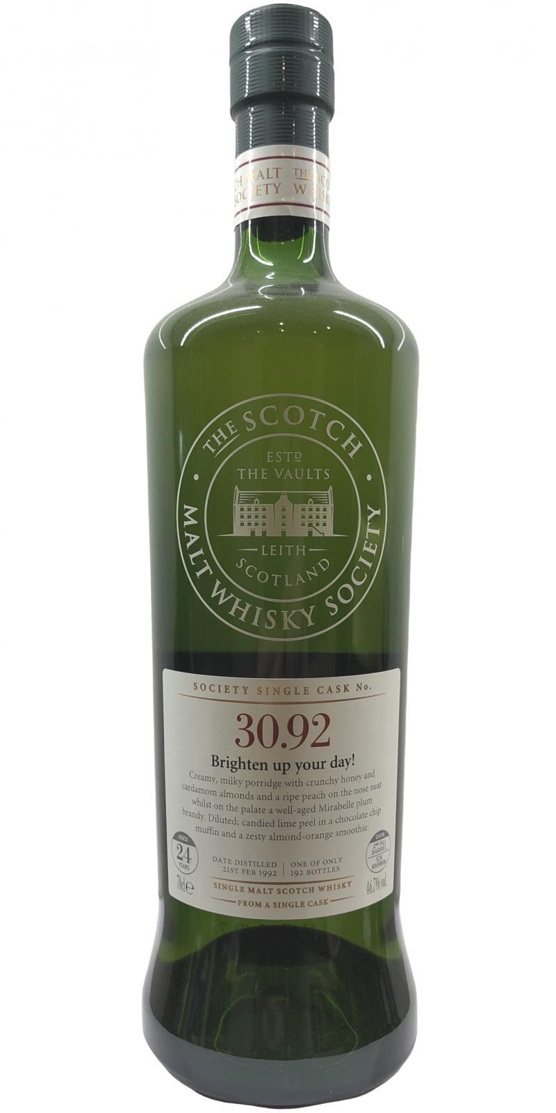 Glenrothes 1992 SMWS 30.92 Brighten up your day!