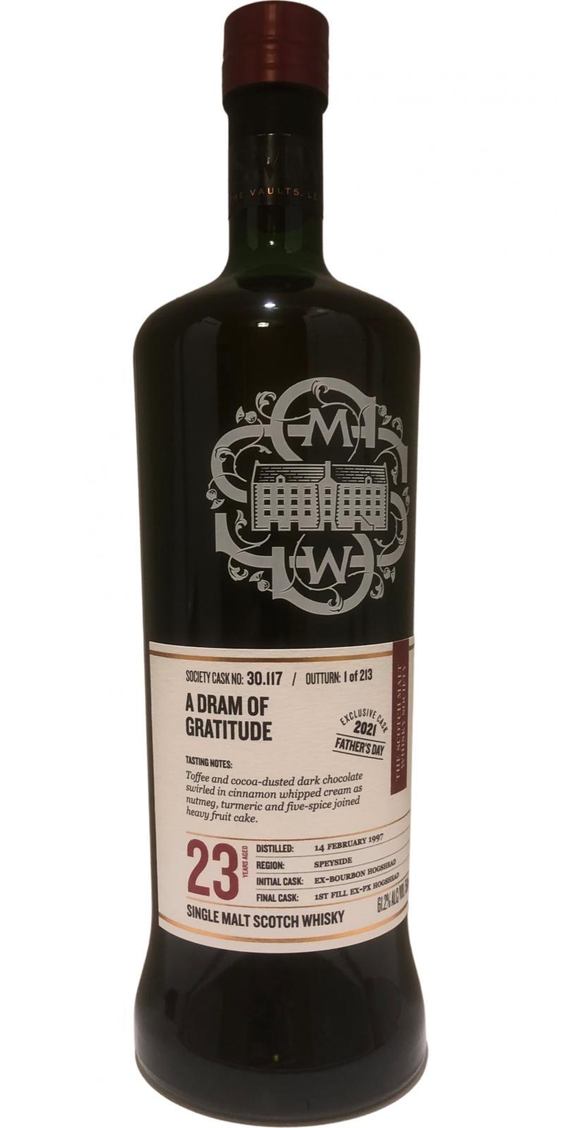 Glenrothes 1997 SMWS 30.117 A dram of gratitude