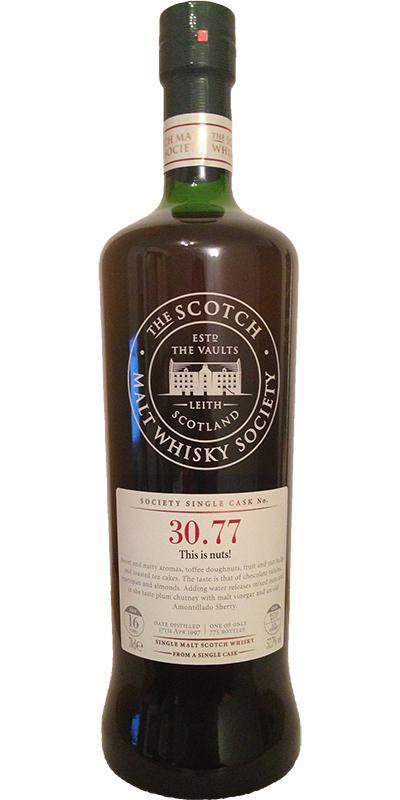 Glenrothes 1997 SMWS 30.77 This is nuts!