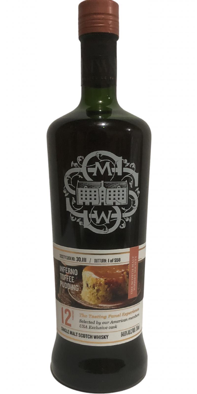 Glenrothes 2007 SMWS 30.111 Inferno toffee pudding